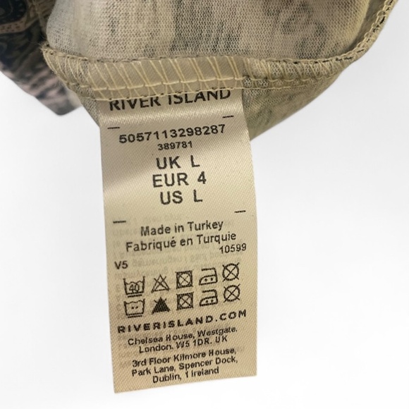 Men’s Polo Shirt, Paisley Print - Picture 3 of 3